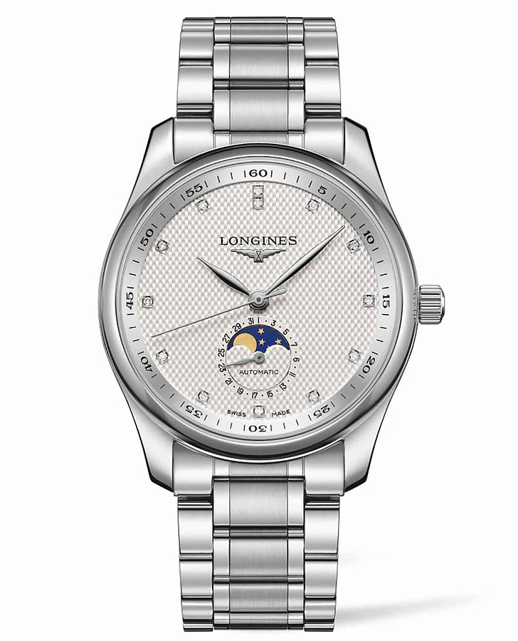 Часы Longines Master Collection L2.909.4.77.6 — мужские, серебристый