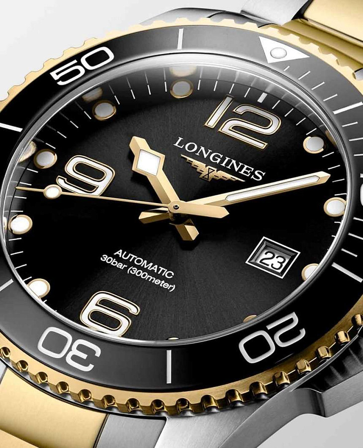 Часы Longines HydroConquest L3.782.3.56.7 — Швейцария, механические