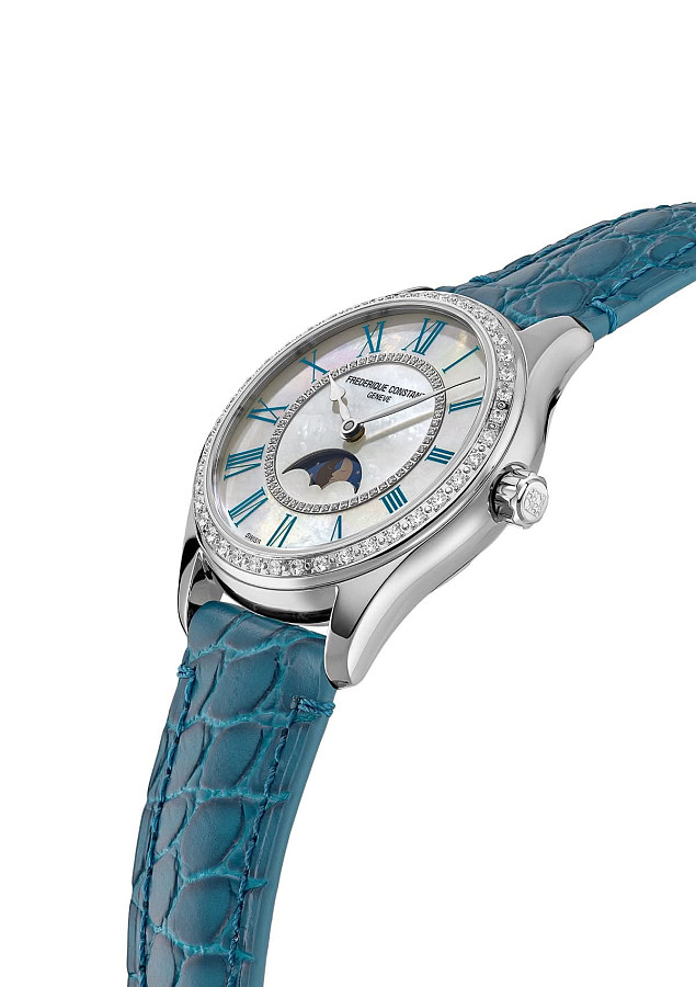 Часы Frederique Constant Classics Elegance Luna FC-331MPWTD3BD6 — механические, металл сталь
