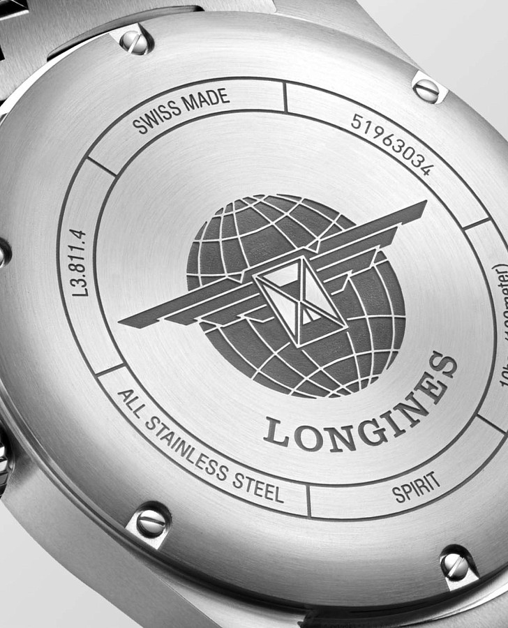 Часы Longines Spirit L3.811.4.73.6 — сталь, Швейцария