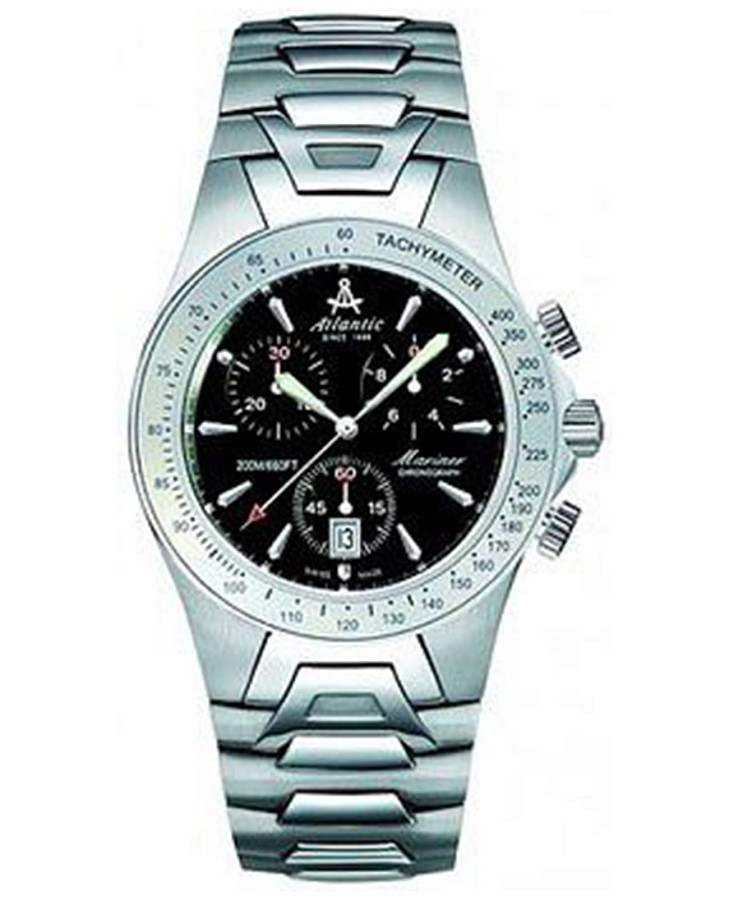 Часы Atlantic Mariner Chronograph 80475.41.61 — мужские, черный