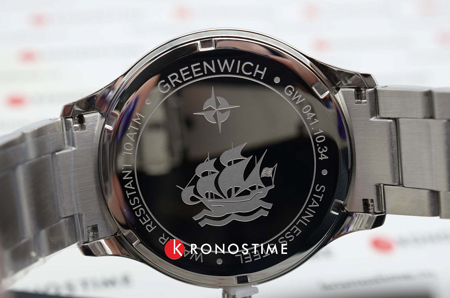 Часы Greenwich Helm GW 041.10.34 — мужские, нержавеющая сталь