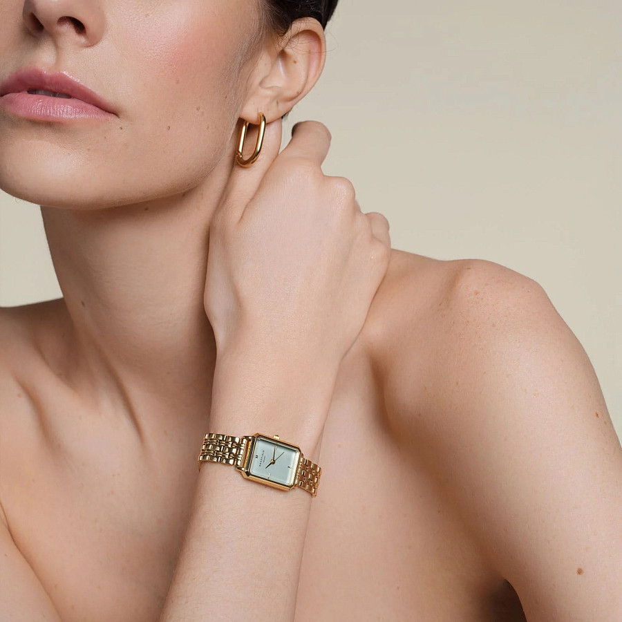 Часы Rosefield The Octagon OGGSG-O71 — женские, сталь c pvd покрытием