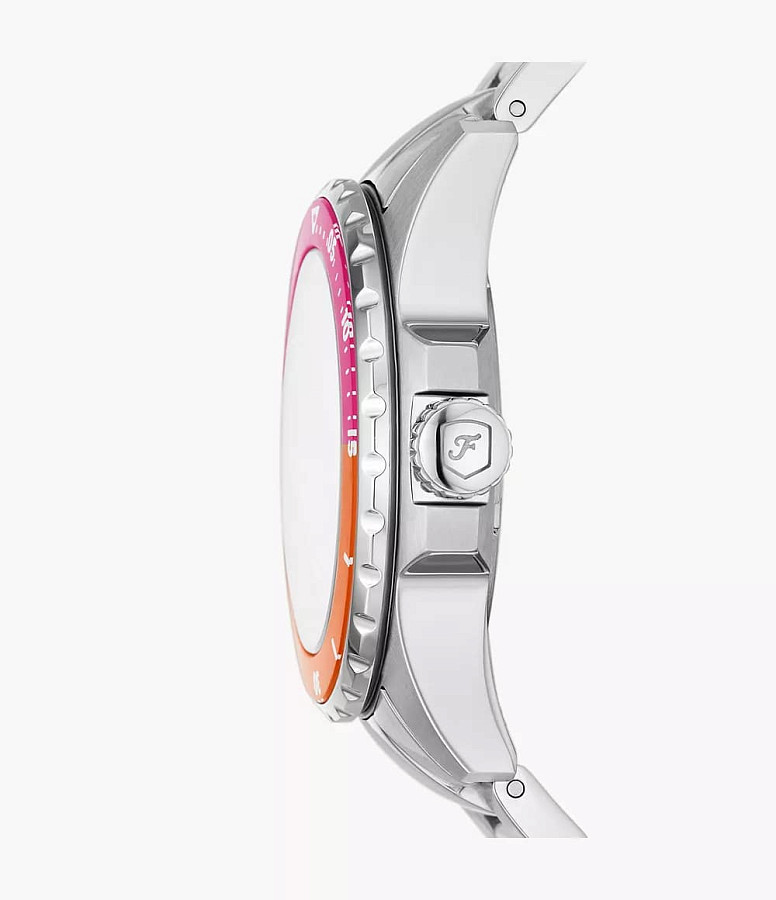 Часы Fossil Blue Dive ES5351 — кварцевые, металл сталь