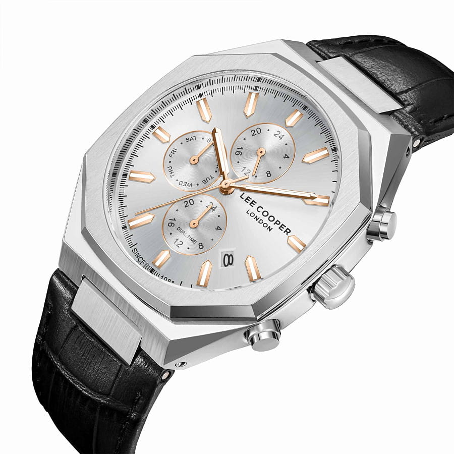 Часы Lee Cooper LC08168.331 — кварцевые, сталь металл