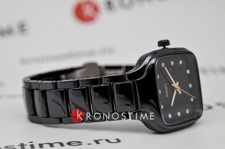 Часы Rado True Square Diamonds R27080702 — керамика, Швейцария