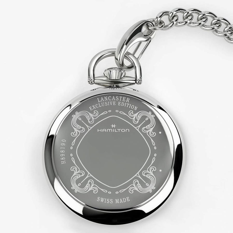 Часы Hamilton American Classic Lancaster Special Exclusive Pocket Watch H89819120 — металл сталь, Швейцария