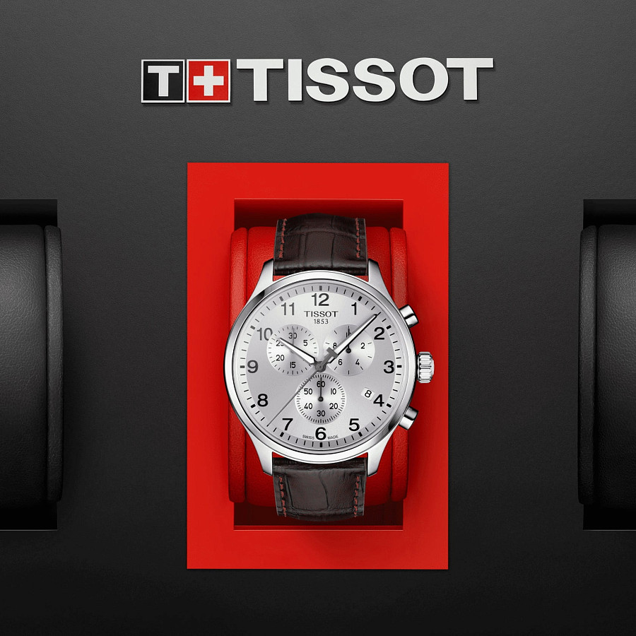 Часы Tissot Chrono XL Classic T116.617.16.037.00 — сталь металл, Швейцария