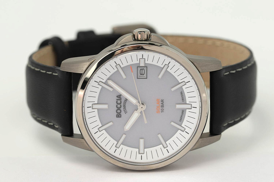 Часы Boccia Titanium 3643-01 — металл титан, Германия
