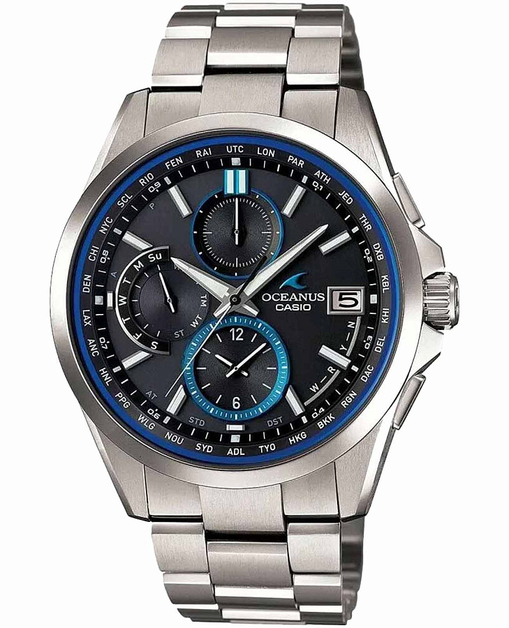 Часы Casio Oceanus OCW-T2600-1A — мужские, черный