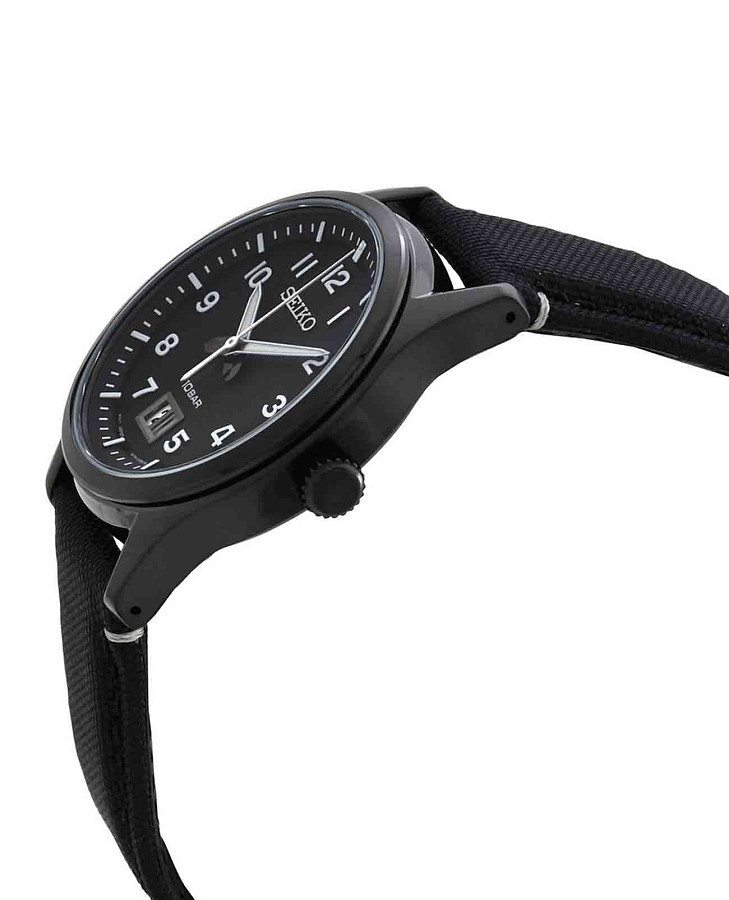 Часы Seiko Classic Quartz SUR571P1 — мужские, тканевый
