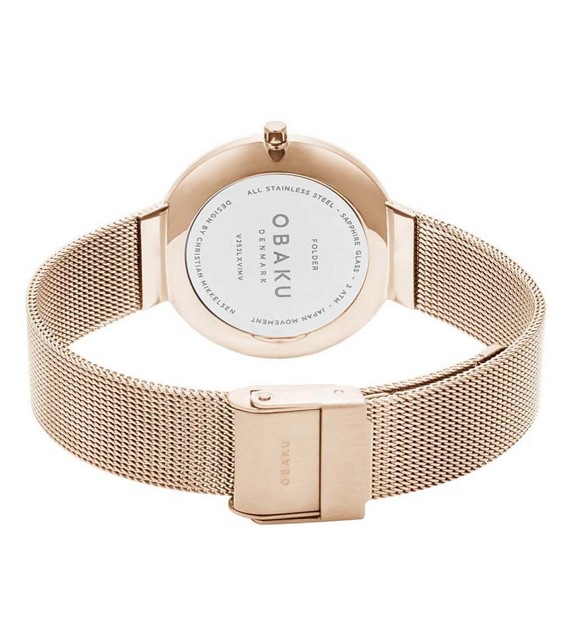 Часы Obaku Mesh V252LXVIMV — кварцевые, сталь металл