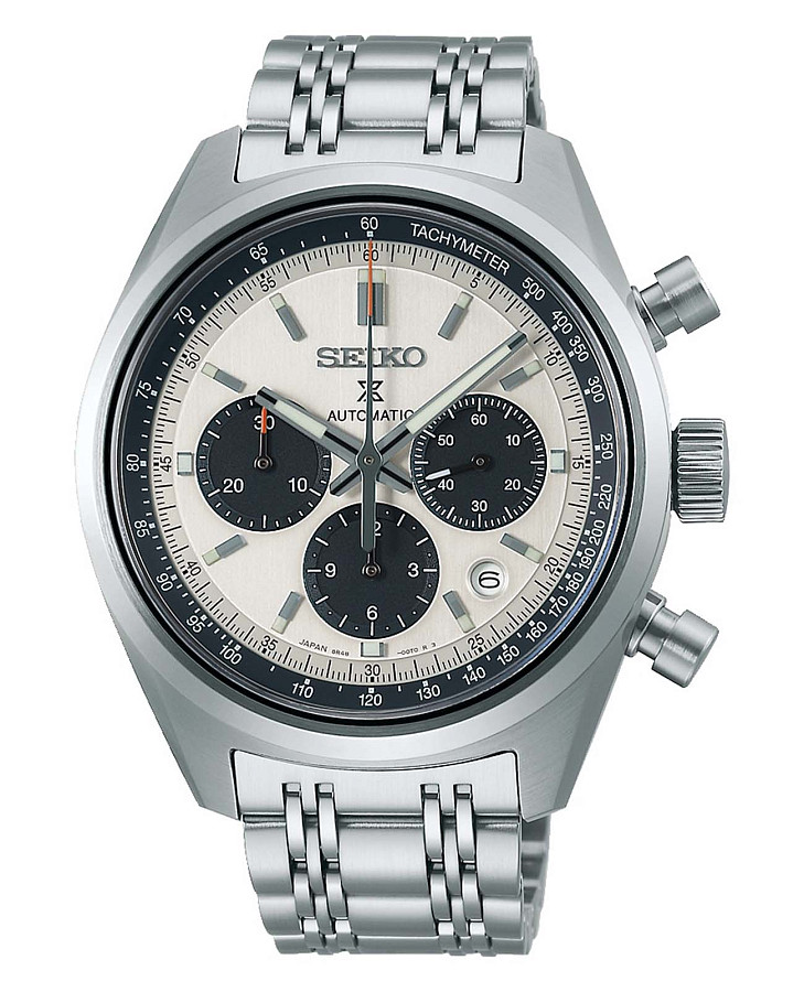 Часы Seiko Prospex Speedtimer SRQ047 — мужские, бежевый
