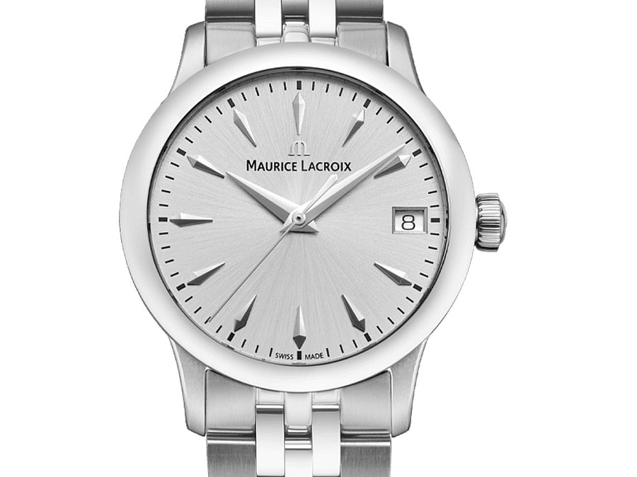 Часы Maurice Lacroix 1975 Quartz 33mm 751006-SS002-130-1 — серебристый, сталь металл