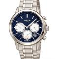Немецкие титановые наручные часы Boccia Titanium 3742-03 с хронографом
