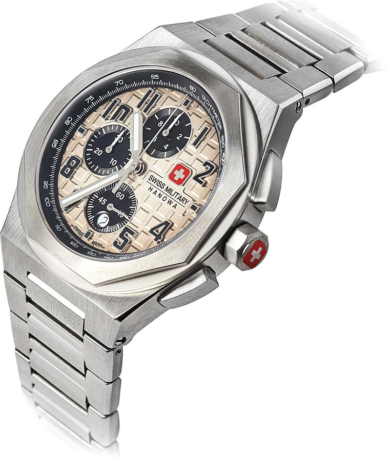 Часы Swiss Military Hanowa SMWGI2102002 — мужские, нержавеющая сталь