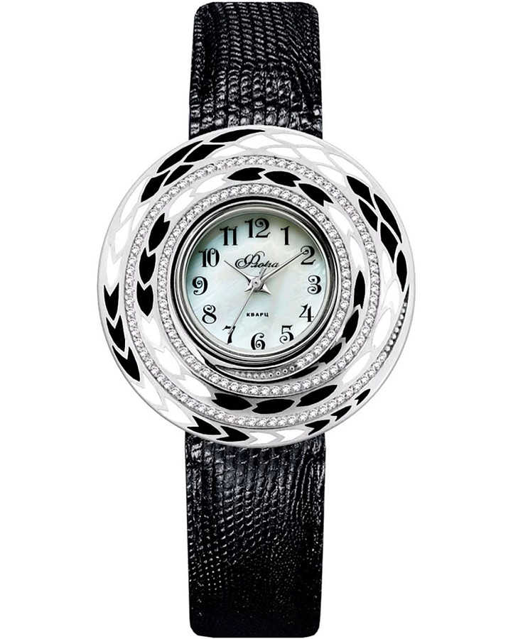 Часы УЧЗ Flora 1143S7-B6L2 Василина-1 — женские, перламутровый