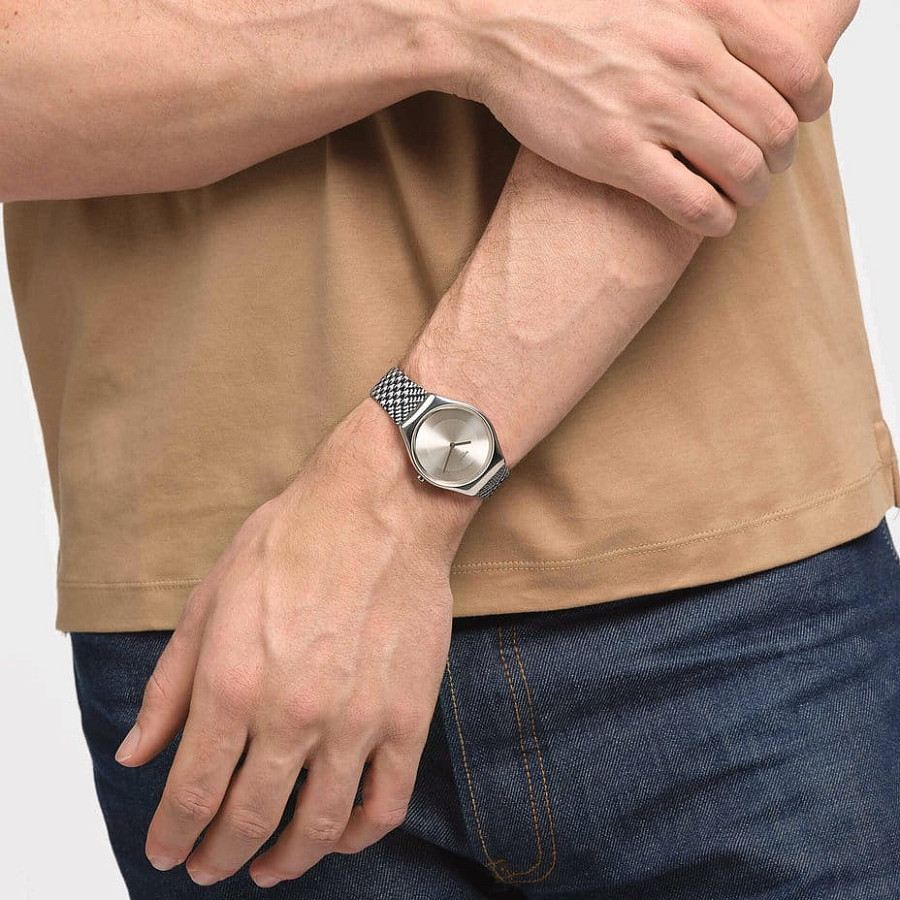 Часы Swatch Skin Irony SYXS142 — тканевый, мужские