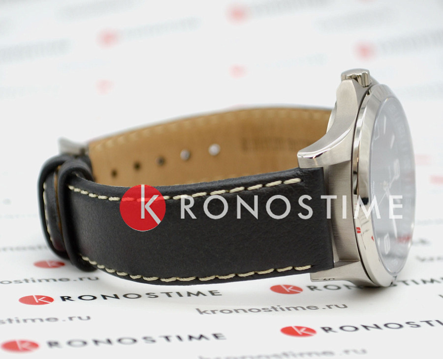 Часы Boccia Titanium Circle-Oval 3591-01 — кожаный, мужские