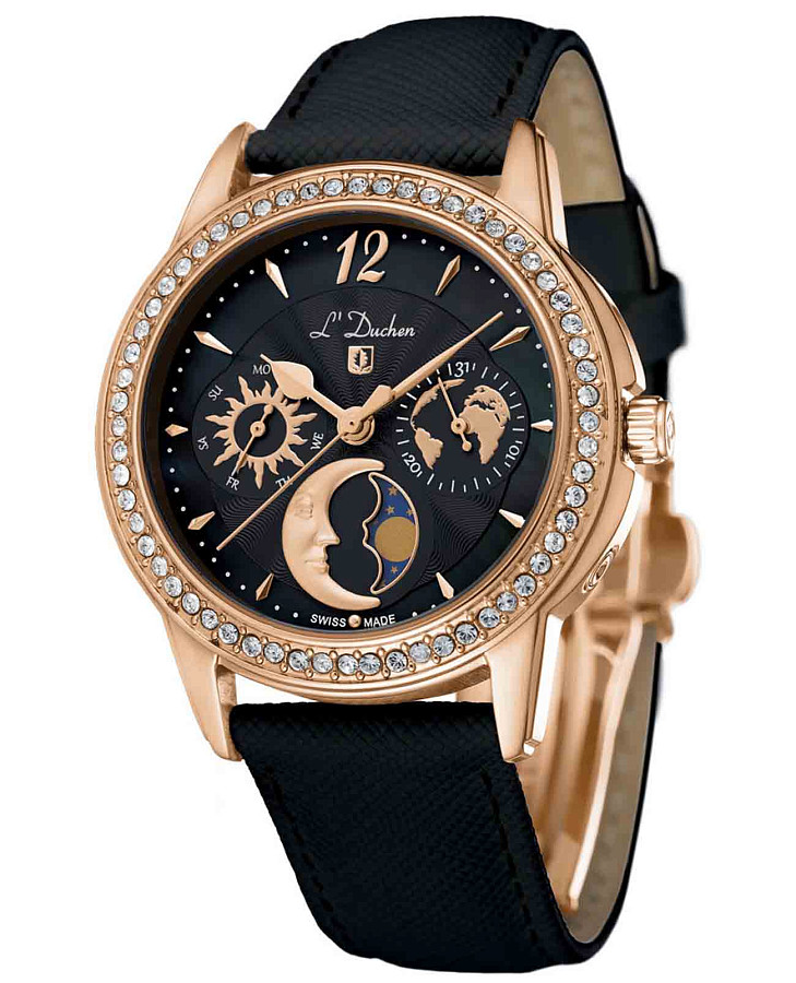 Часы L'Duchen Celeste D 737.41.31 — механические, металл сталь