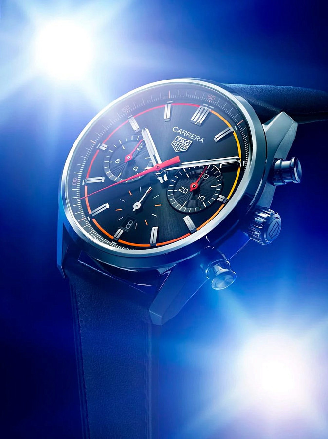 Часы TAG Heuer Carrera Chronograph CBN201C.FC6542 — черный, сталь металл