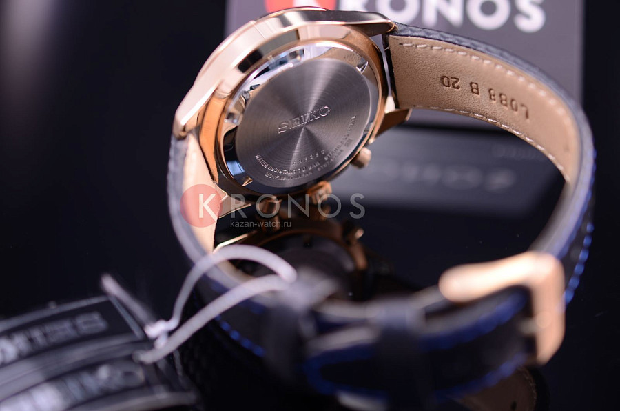 Часы Seiko Conceptual Series Sports SSB198P1 — кожаный, мужские
