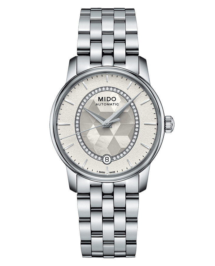 Часы Mido Baroncelli Prisma M007.207.11.116.00 — женские, белый
