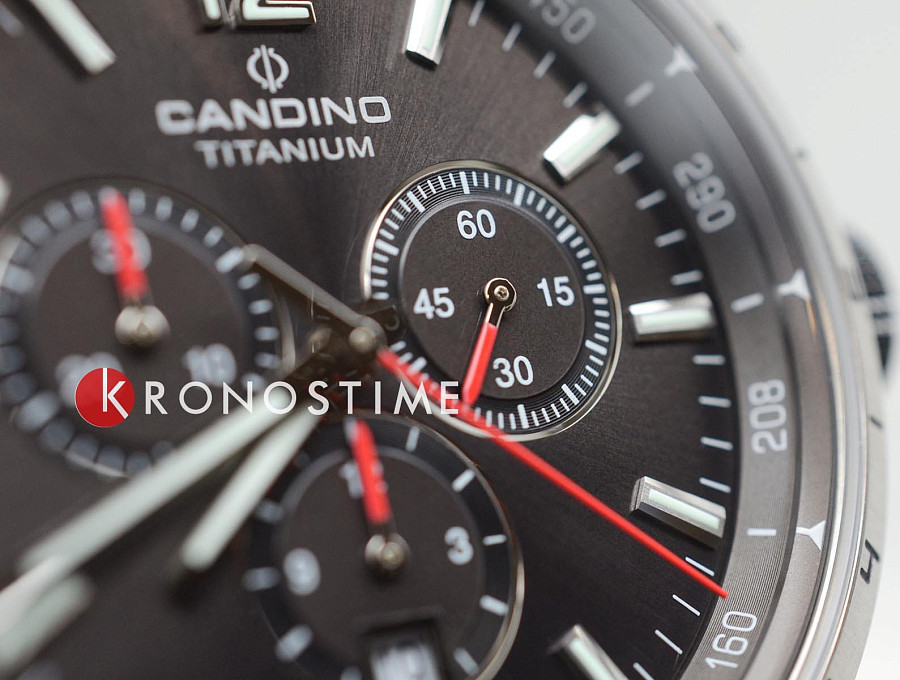 Часы Candino Titanium Chrono C4603/P — титановый, мужские
