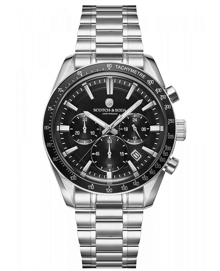 Часы Scotch&Soda SSM.102A — мужские, черный