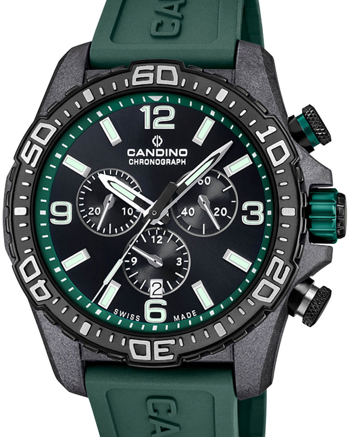 Часы Candino Chronos C4779/3 — кварцевые, карбон