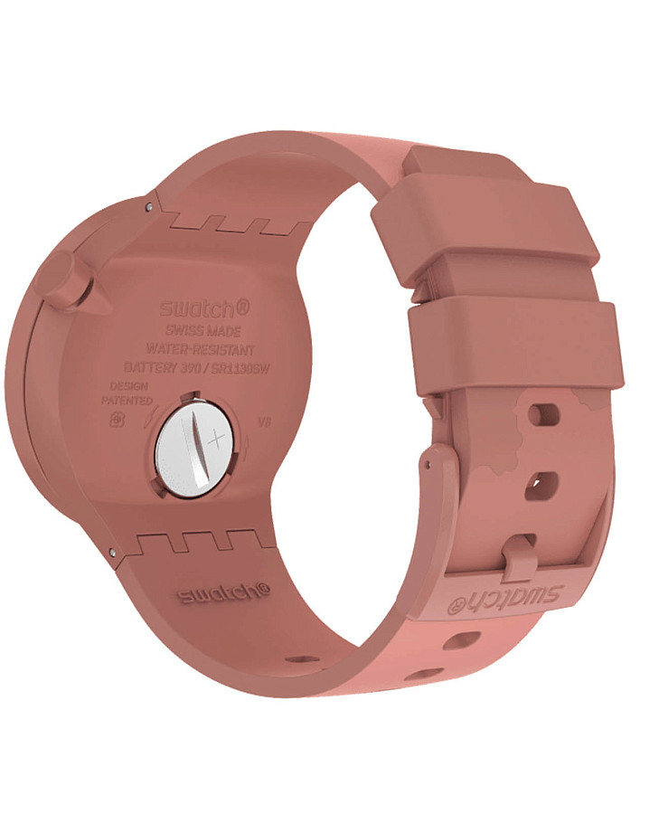 Часы Swatch Big Bold Bioceramic SB03R100 — силикон, мужские