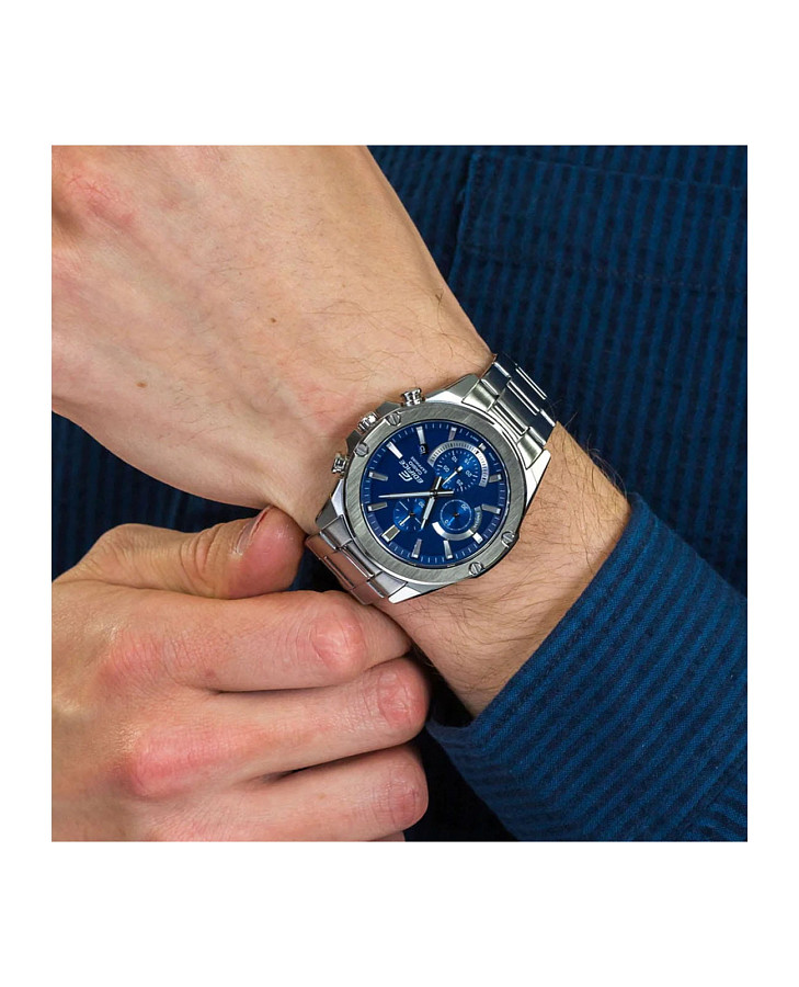 Часы Casio Edifice EFR-S567D-2AVUDF (EFR-S567D-2A) — кварцевые, сталь металл