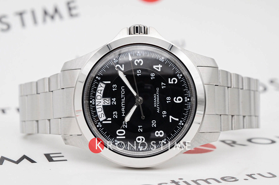 Часы Hamilton Khaki Field King Auto H64455133 — механические, сталь