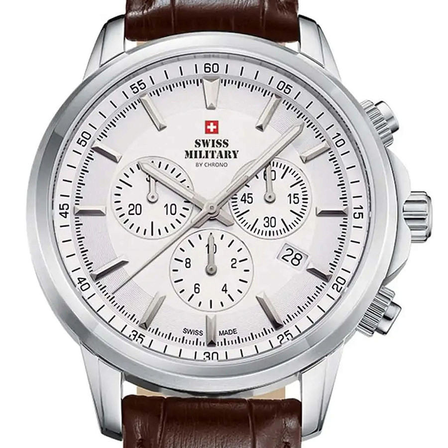 Часы Swiss Military by Chrono SM34052.20 — кварцевые, металл сталь