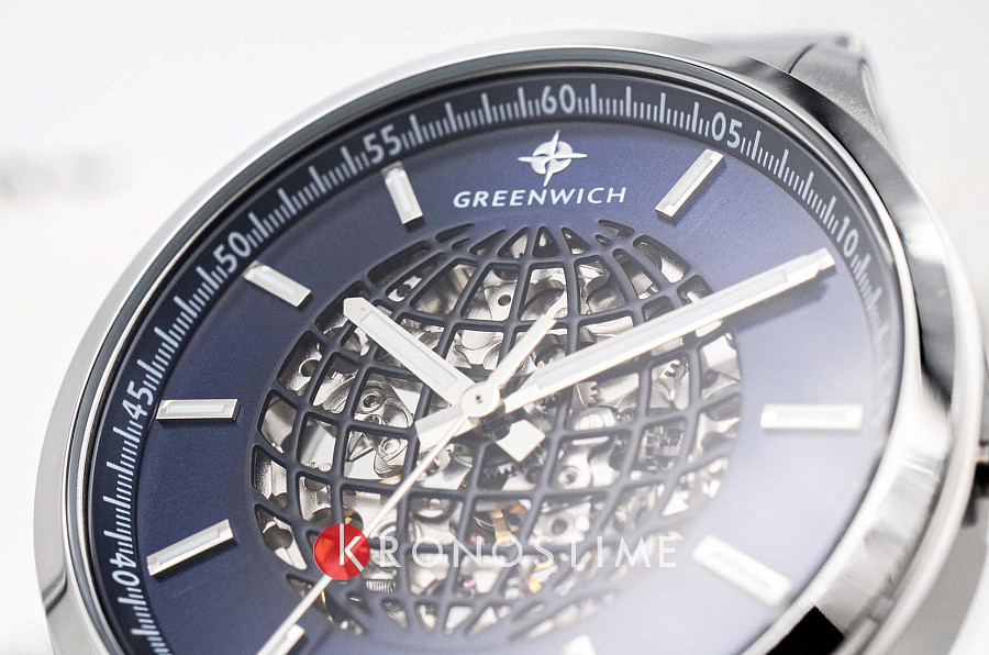 Часы Greenwich Globe GW 056.10.36 — мужские, нержавеющая сталь