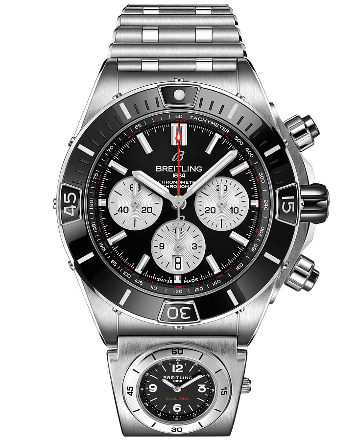 Часы Breitling Super Chronomat B01 44 AB0136251B1A2 — мужские, черный