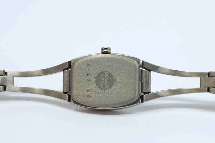 Часы Boccia Titanium 3262-03 — голубой, титан