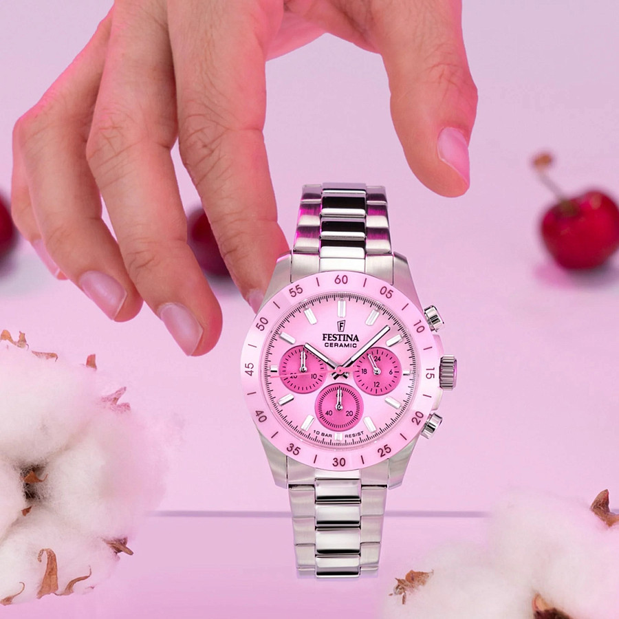 Часы Festina Ceramic F20693/2 — сталь металл, Испания