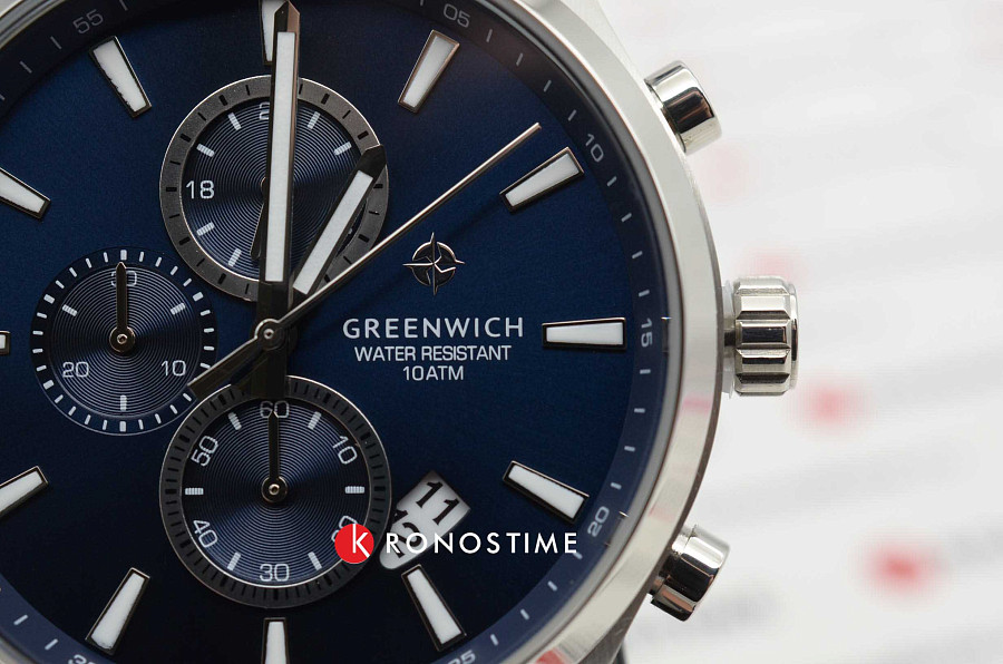 Часы Greenwich Navigator GW 053.16.36 — кожаный, мужские