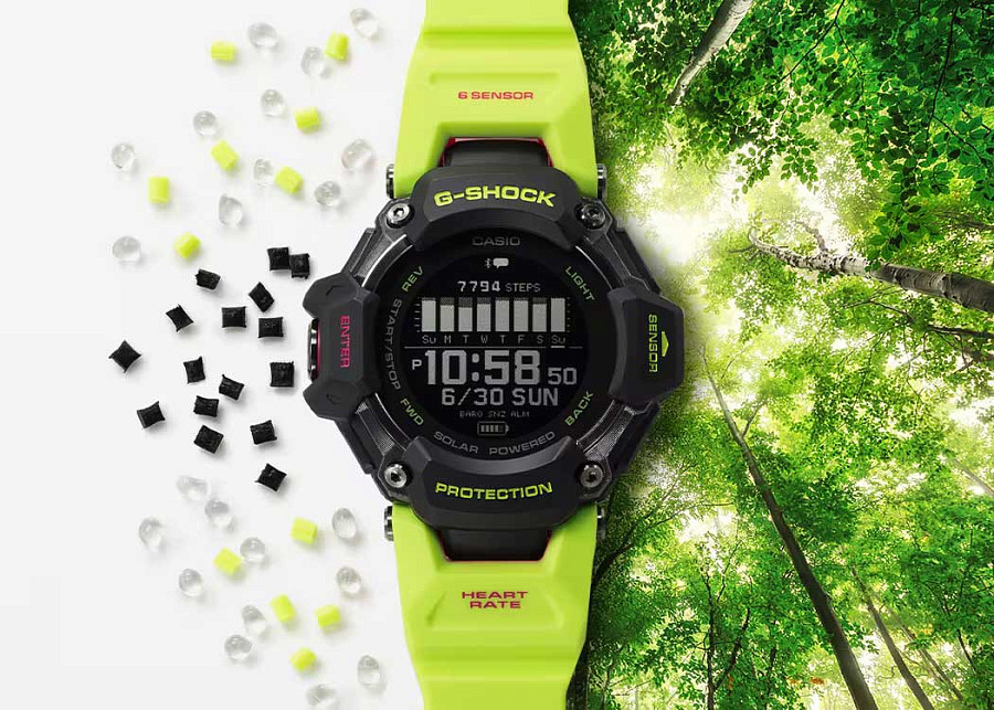 Часы Casio G-Shock GBD-H2000-1A9DR (GBD-H2000-1A9ER) — пластик сталь