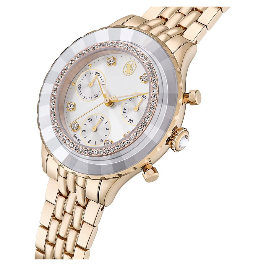Часы Swarovski Octea Chrono 5730194 — металл сталь, Швейцария