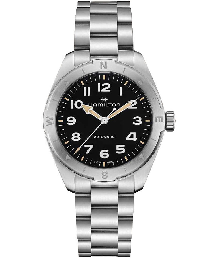 Часы Hamilton Khaki Field Expedition Auto H70315130 — мужские, черный
