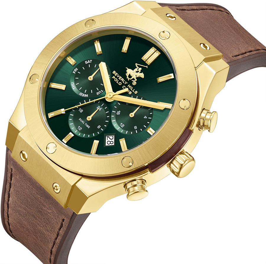 Часы Beverly Hills Polo Club BP3690X.172 — кожа + каучук, мужские