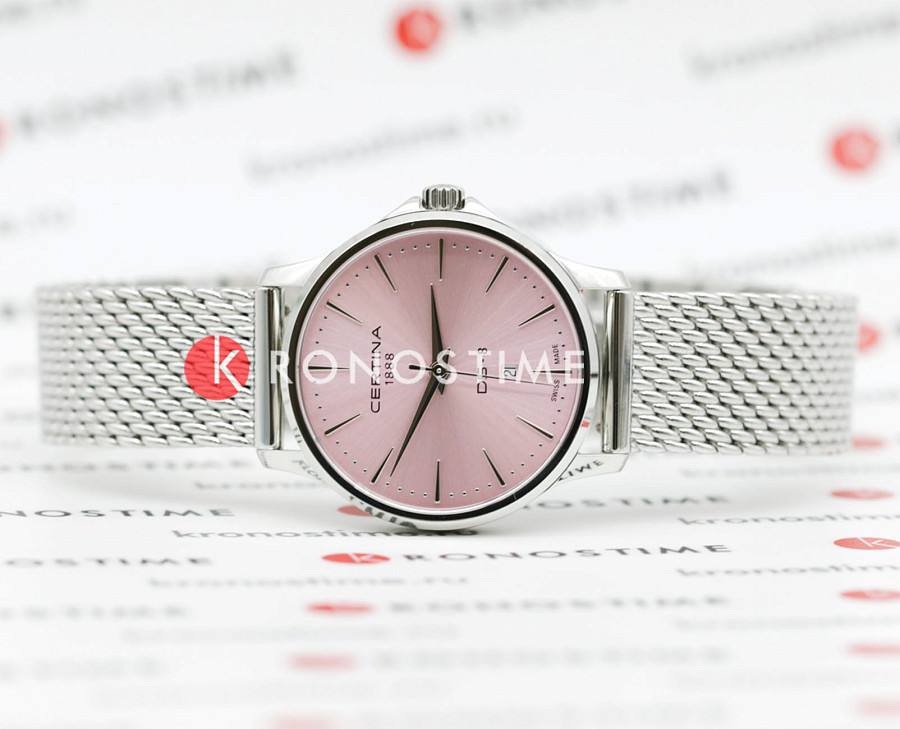 Часы Certina DS-8 Lady C045.010.11.331.00 — кварцевые, металл сталь