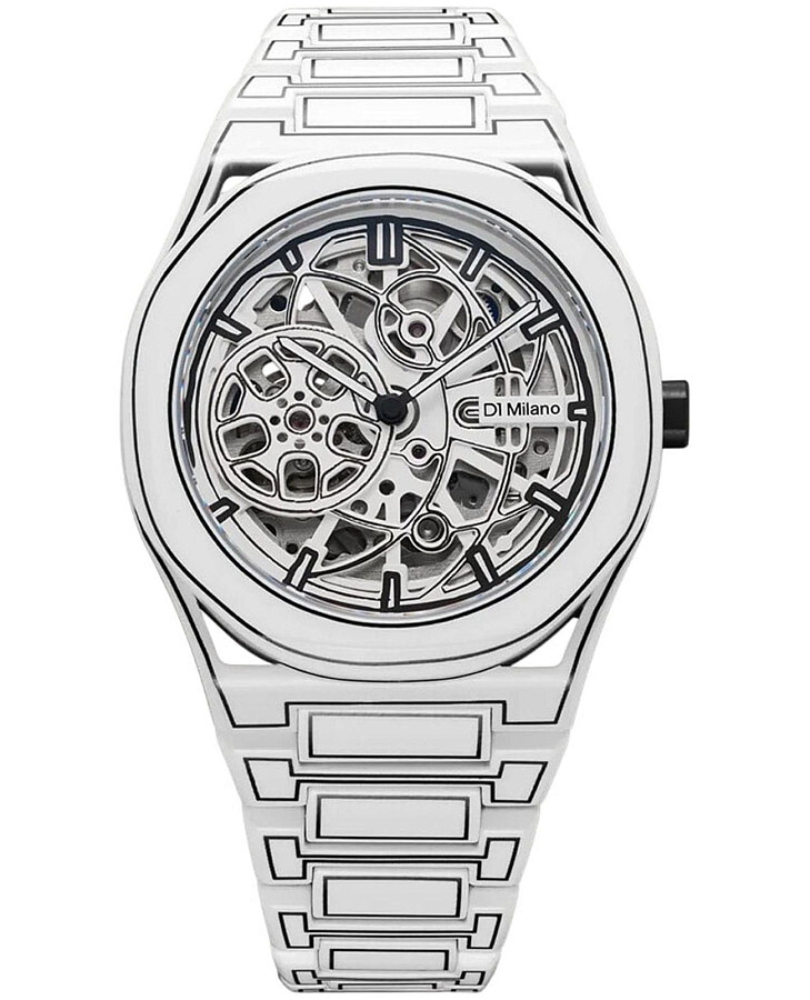Часы D1 Milano Skeleton SKBJ20 — мужские, серебристый