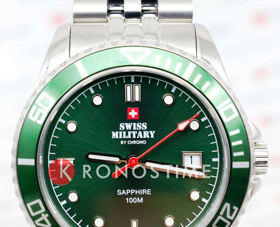 Часы Swiss Military by Chrono Sports SM34109.03 — сталь металл, Швейцария