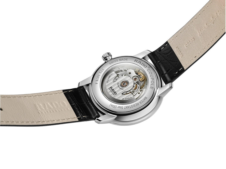 Часы Rado Coupole Classic Automatic Power Reserve R22878045 — кожаный, мужские