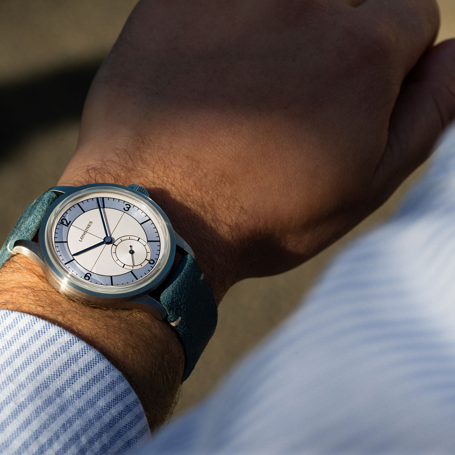Часы Longines Heritage Classic L2.828.4.73.2 — мужские, кожаный