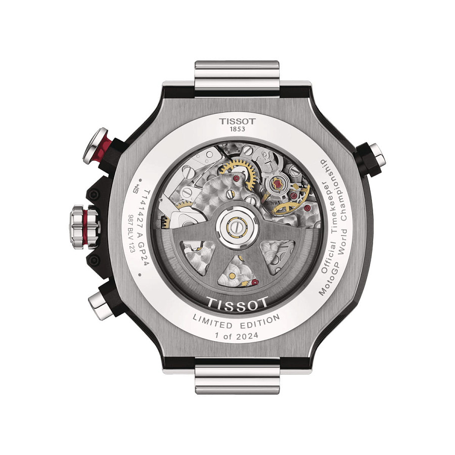 Часы Tissot T-Race MotoGP™ Automatic Chronograph 2024 Limited Edition T141.427.27.041.00 — Швейцария, кварцевые
