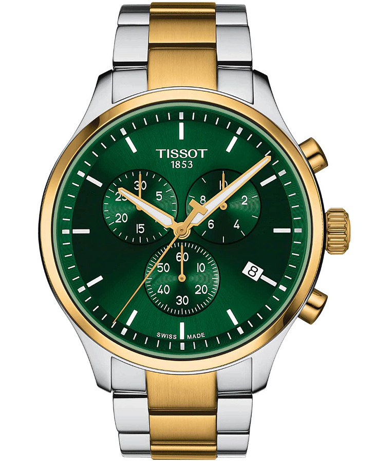 Часы Tissot Chrono XL Classic T116.617.22.091.00 — мужские, зеленый